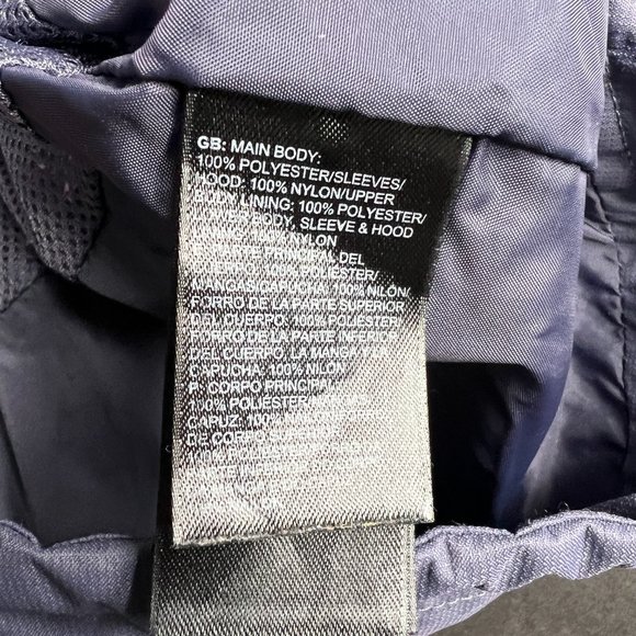 The North Face Jacket Women Medium HyVent Grey Green Full Zip Hooded Windbreaker - Picture 9 of 16